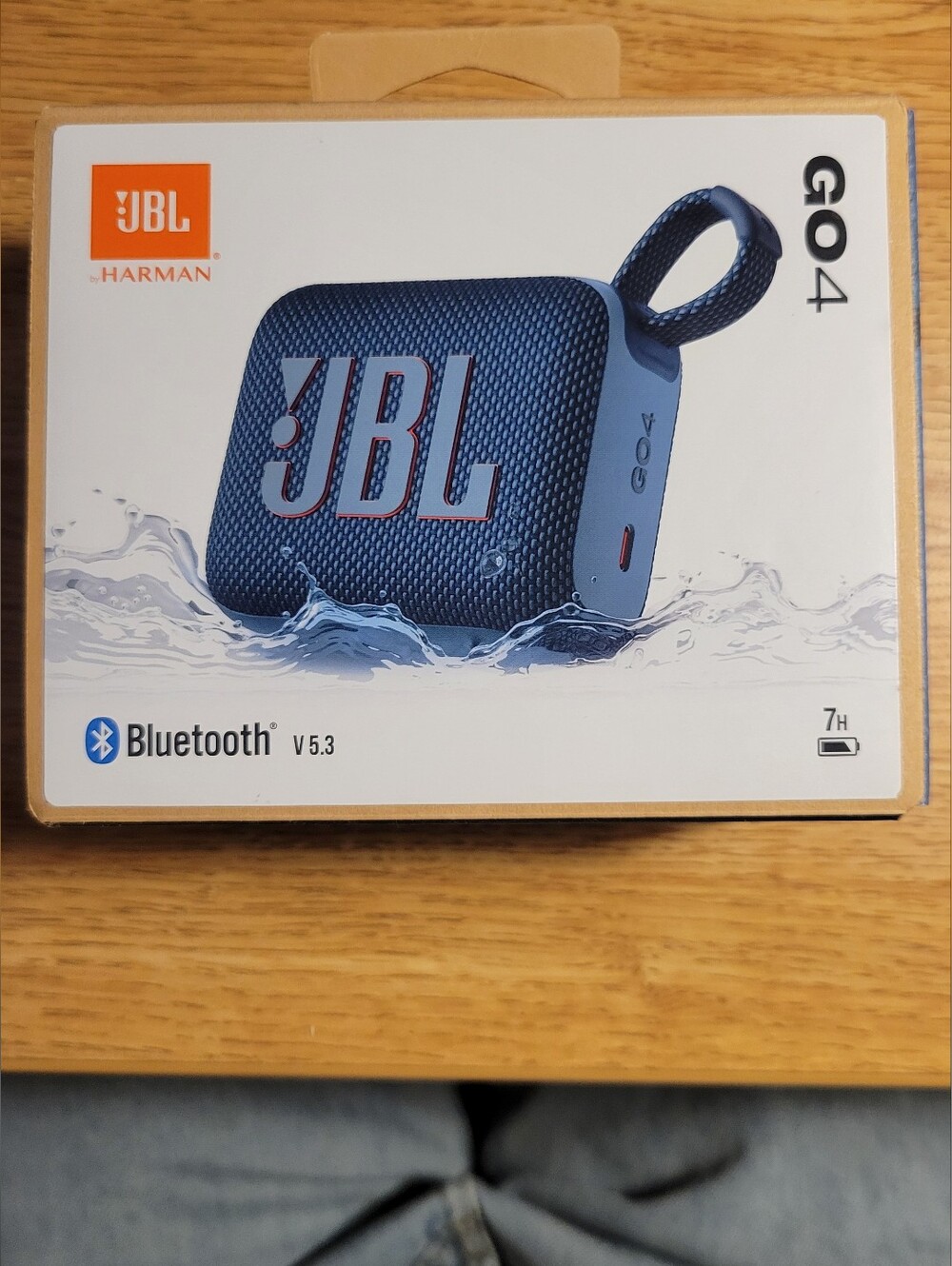 JBL GO 4 Blue Portable Waterproof Bluetooth Speaker